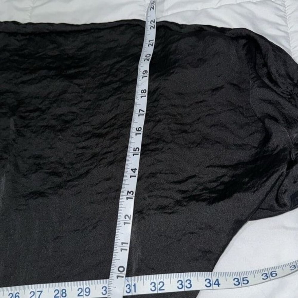 Michael Kors Black Oversized Batwing Top W/ Drawstring Sleeves M - Picture 10 of 10